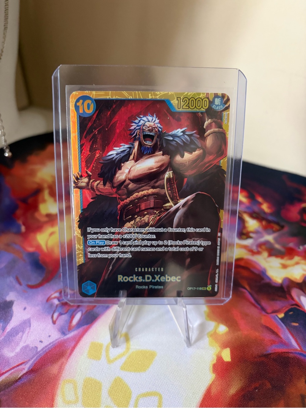 Rocks.D.Xebec Trading Card One Piece OP17-118
